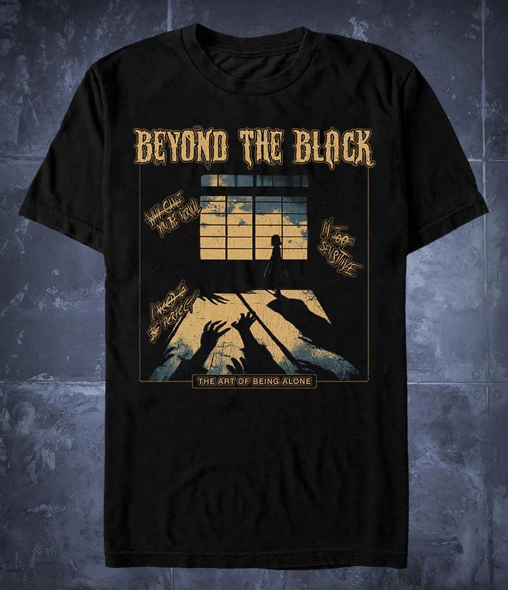 Beyond The Black - The Art Of Being Alone Cotton Black T Shirt TR844 S