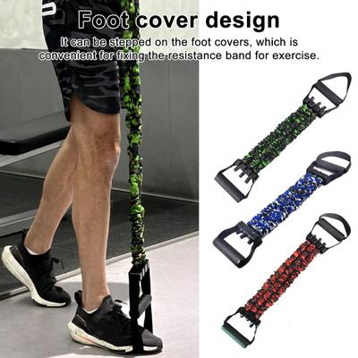 Adjustable Resistance Band with Detachable 3-Tube Chest Expander Shoulder Stretcher Men Strength Training Fitness Full Body Stretching Band Handle