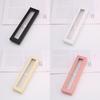 Creative Transparent Pen Box With Window Cover For Office Supplies And Gift Use