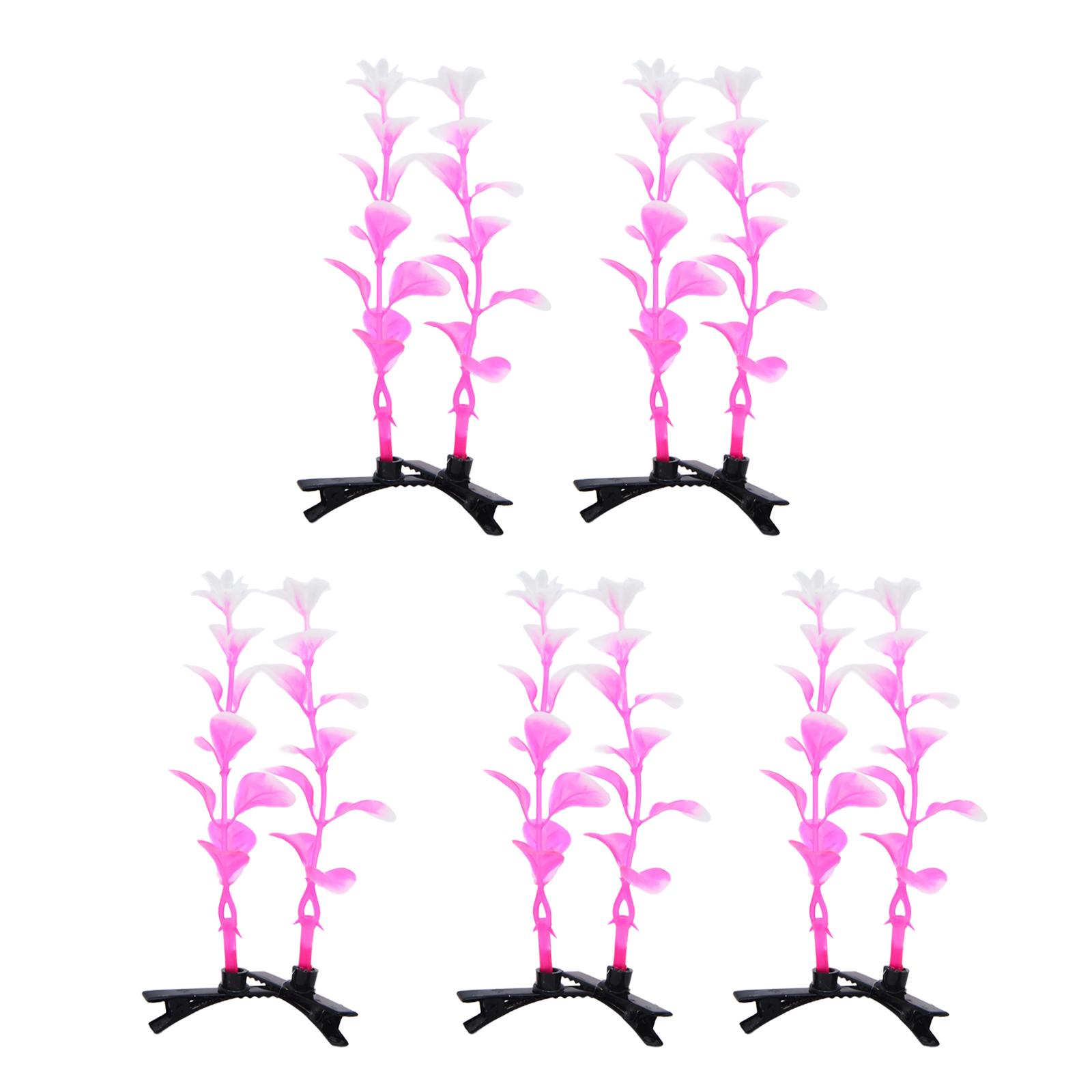 

Набір з 10 дитячих шпильок для волосся, шпилька для волосся з імітацією рослини, барвисті прикраси для голови, модні аксесуари для волосся 11