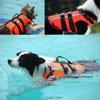 Ripstop Dog Life Jacket with Rescue Handle Superior Buoyancy Swimming Vest for Pet Safety