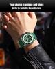 CURREN 8448 Unisex Waterproof Round Watch with Rubber Strap - Suitable for Men and Women
