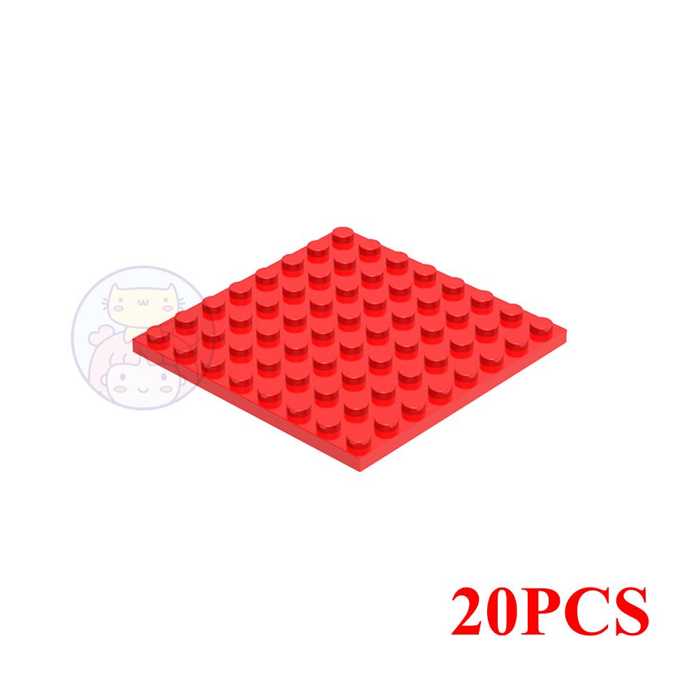 20PCS MOC 41539 Plate 8x8 Building Blocks Kit High-Tech Board House Bricks Particle DIY Idea Toys Children Birthday Kid Gifts