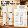 Étui en Silicone pour DJI OSMO Pocket 4 Kit de Protection pour DJI OSMO Pocket 4 Stabilisateur Caméra Objectif Écran Ensemble de Couvertures Protectrices Souples