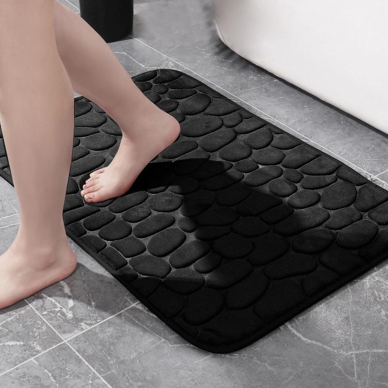 Bathroom Mat Bath Non-slip Carpets In Wash Basin Bathtub Side Floor Rug Shower Room Doormat Memory Foam 3D Pad