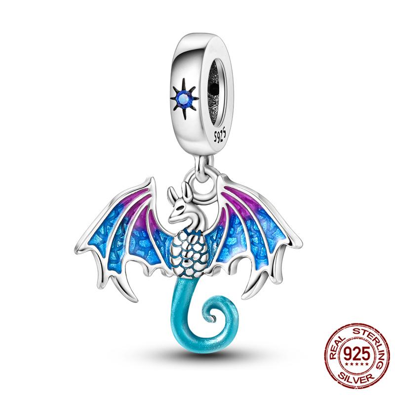Fit Charms Fororiginal Bracelets Animal Series Flower Rabbit Holding Heart 100%Copper Jewelry Making For Women Gift