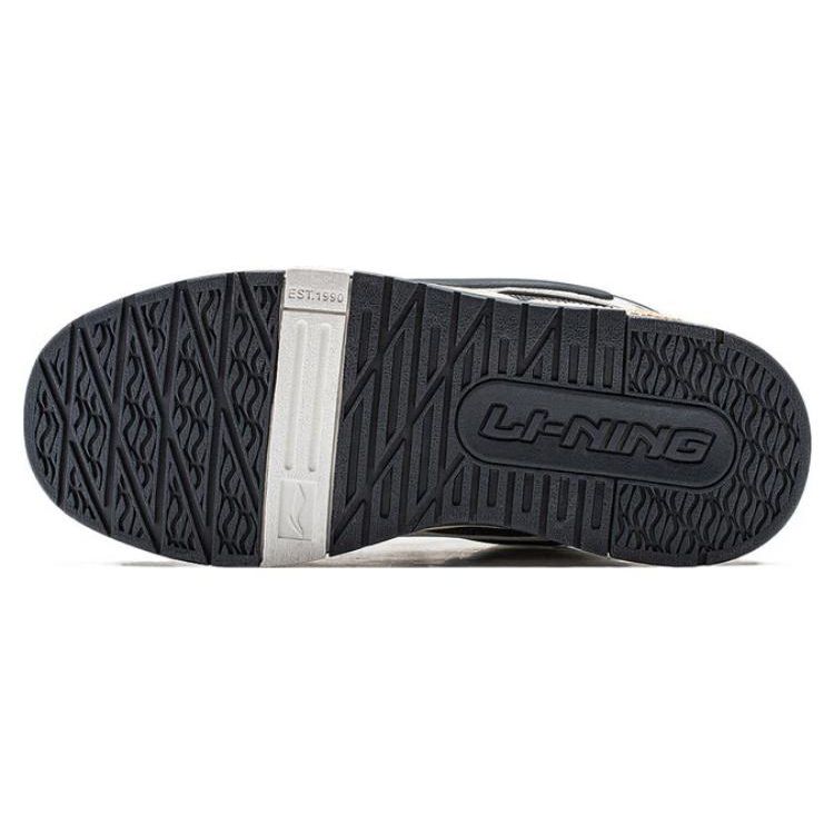 Li Ning Journey V2 Versatile Retro Skate Shoes Thick Sole Height Increasing Bread Shoes Non Slip Wear Resistant Lightweight Low Top AGCT138-4