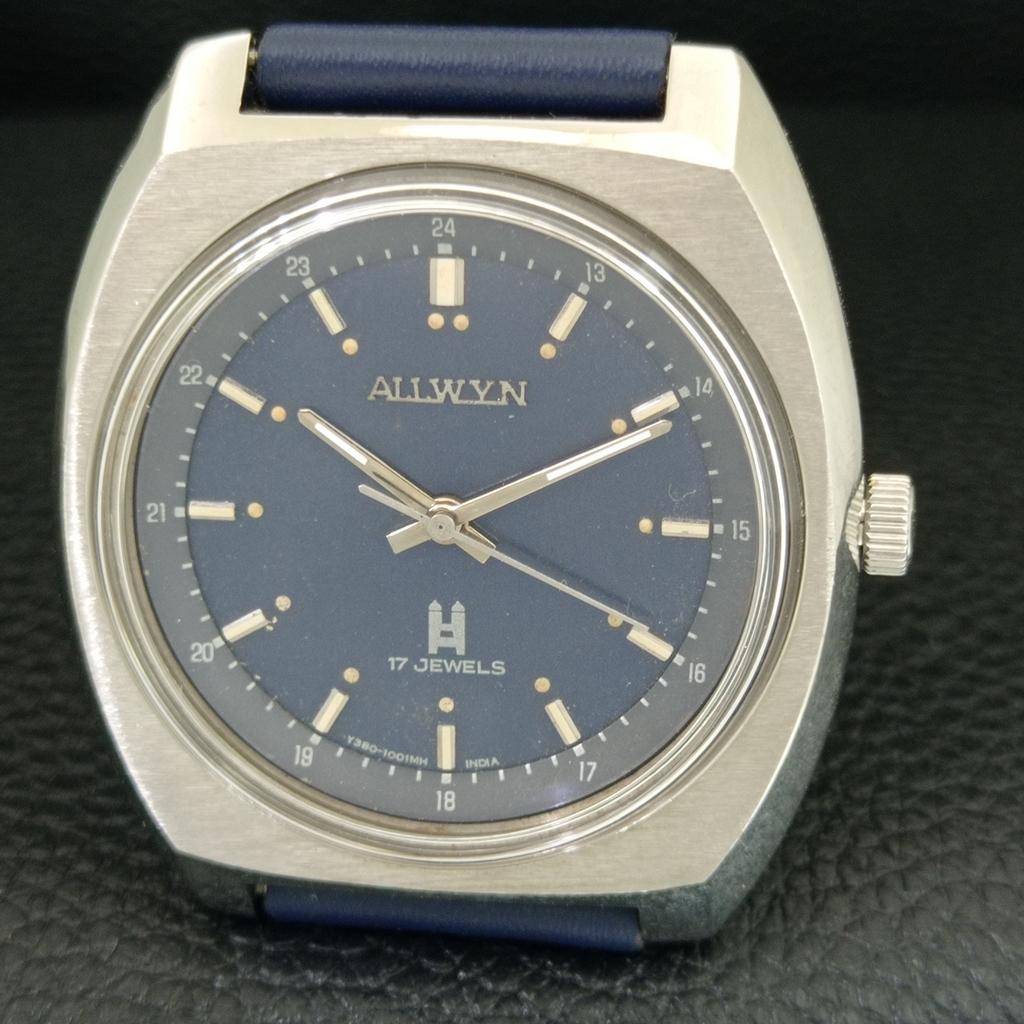 ALLWYN 6300A RUČNÍ NÁTAH INDIE PÁNSKÉ VINTAGE ORIGINÁLNÍ ČÍSELNÍK HODINKY a706237-1