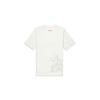 Li Ning Sports Lifestyle Series WBG Team Casual Letter Print Crew Neck Short Sleeve T-Shirt Men Tops White ATST759-1