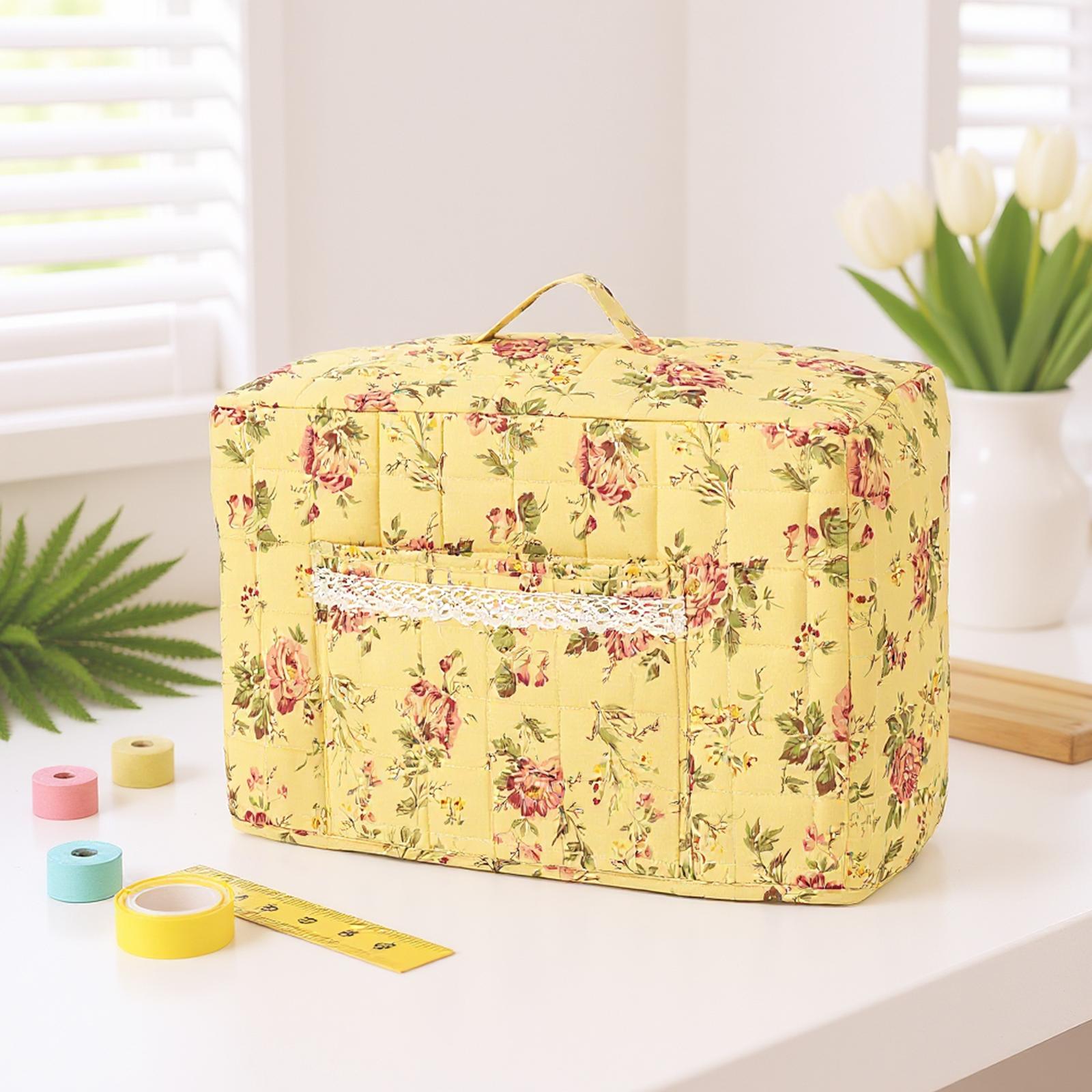 

Craft Room Sewings Supply Organizer W/ Pocket Sewing Machine Protective Cover for Most Standard Machines and Accessories