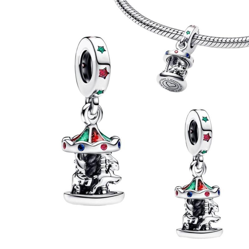 Original Copper Red Charms Heart Cherry Strawberry Flower Fish Beads For Necklace Diy Bracelet Present Jewellery