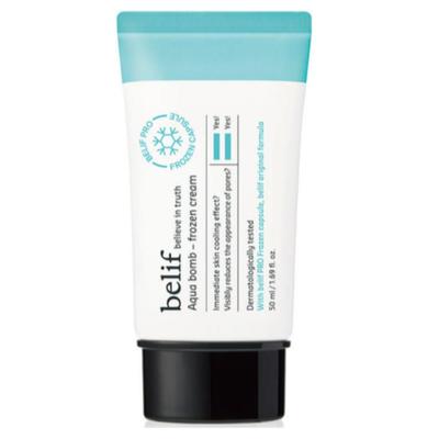 Aqua Bomb Frozen Cream 50ml - Instant Cooling & Pore Tightening Sorbet Cream for Heated Skin