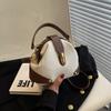Luxury Leather Vintage Shoulder Bag with Metal Buckle Classic Casual Crossbody for Ladies Stylish Messenger Bag