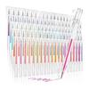 DUULEMANG 100 Colors Glitter Gel Pens Set, Water-Based Pastel Colored Gel Pens for Coloring Books, DIY Crafts, Kids, Sketching, Doodling