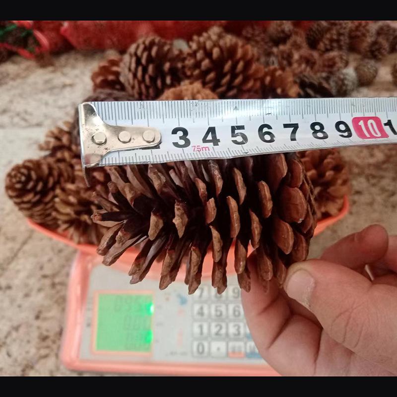 Dried Pine Cone Flower Ornaments - Handmade Christmas Decorations from Yunnan