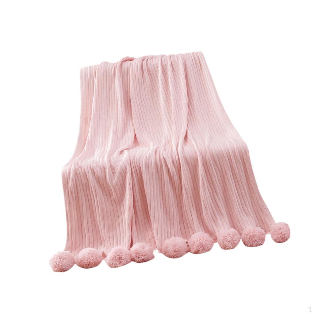 Knit Throw Blanket 39.37 Inchx41.34 inch Gift Decorative Cozy for Living Room