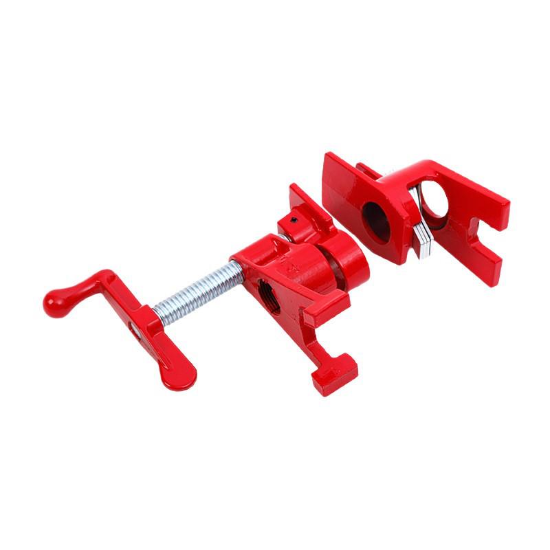 Guoding Heavy-Duty 3/4-Inch Woodworking Pipe Clamp with 6-Point Bracket