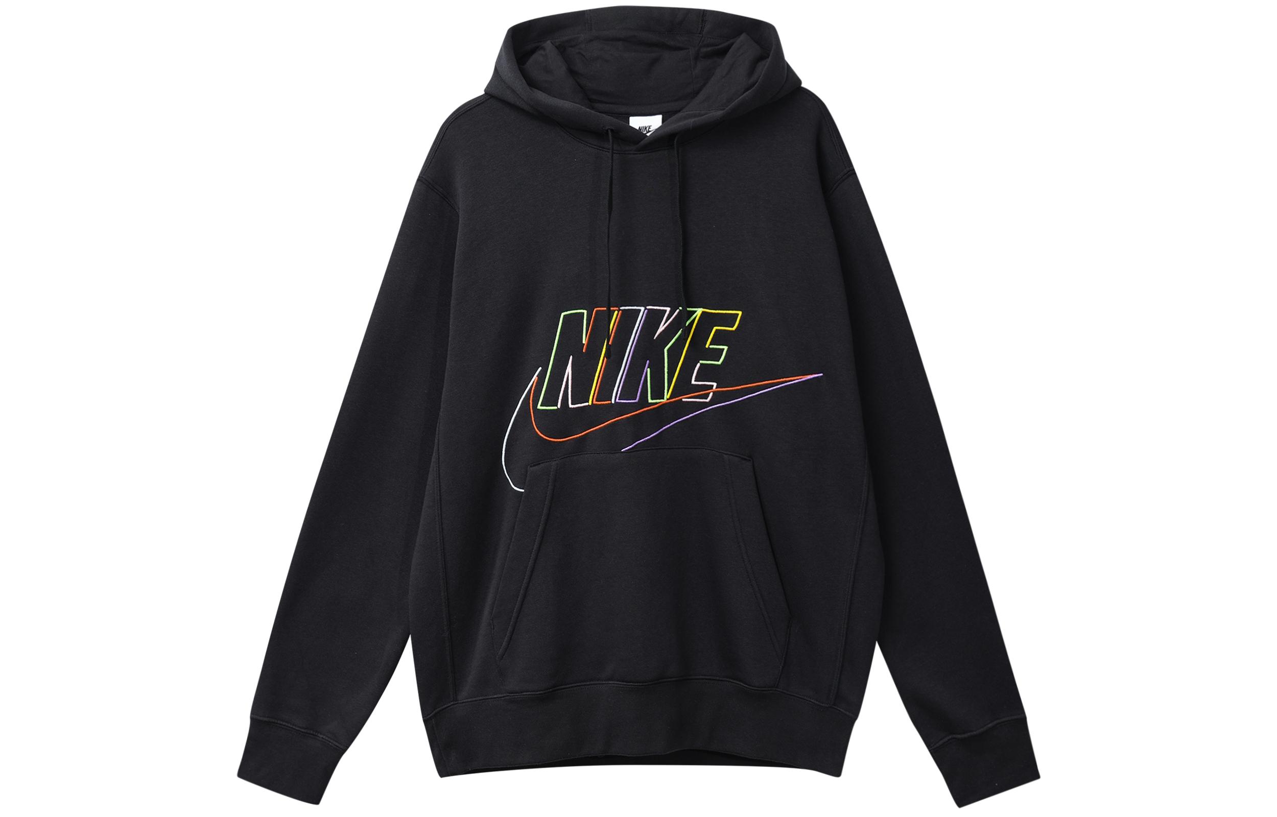 Nike Sweatshirts Men s Black Hooded Moderate Regular DX0542-010 S