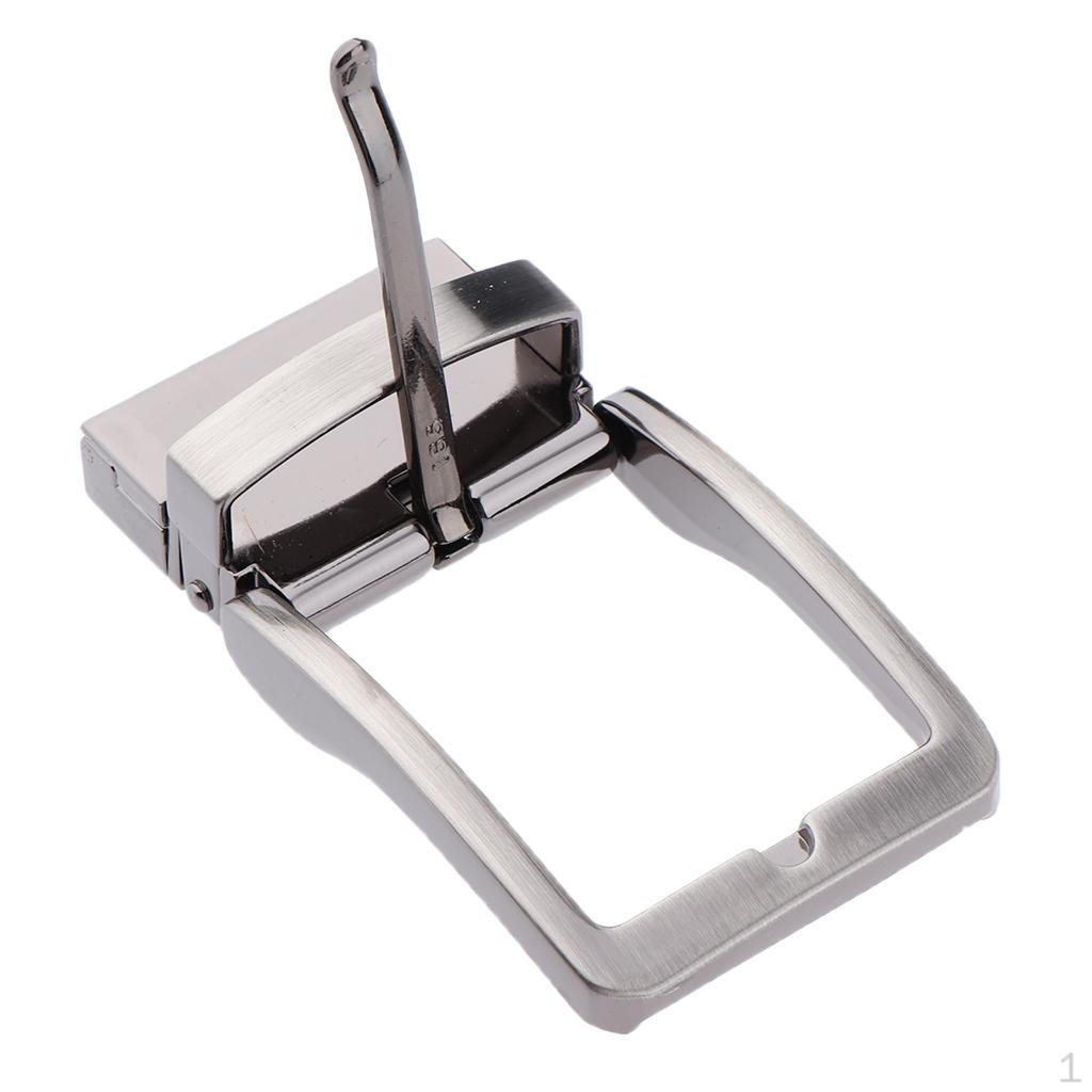 

1.3 Belt Buckle Reversible Pin Prong Rectangular Buckles Replacement TYPE B Antique