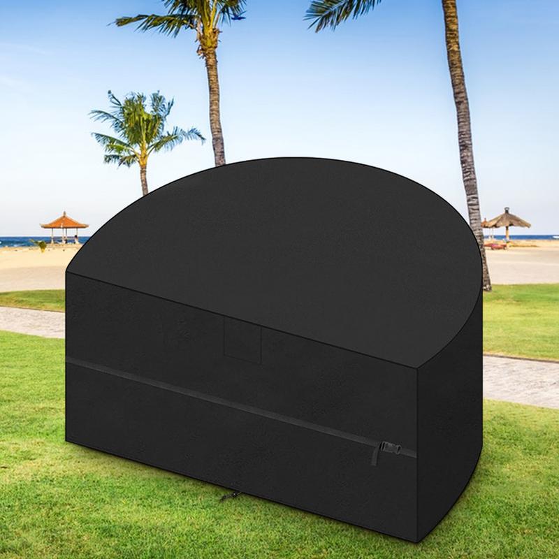 Outdoor Lounge Chair Covers UV Block Protective Lounger Cover Sun Shade Cover Waterproof Sun Island Cover Outdoor Furniture