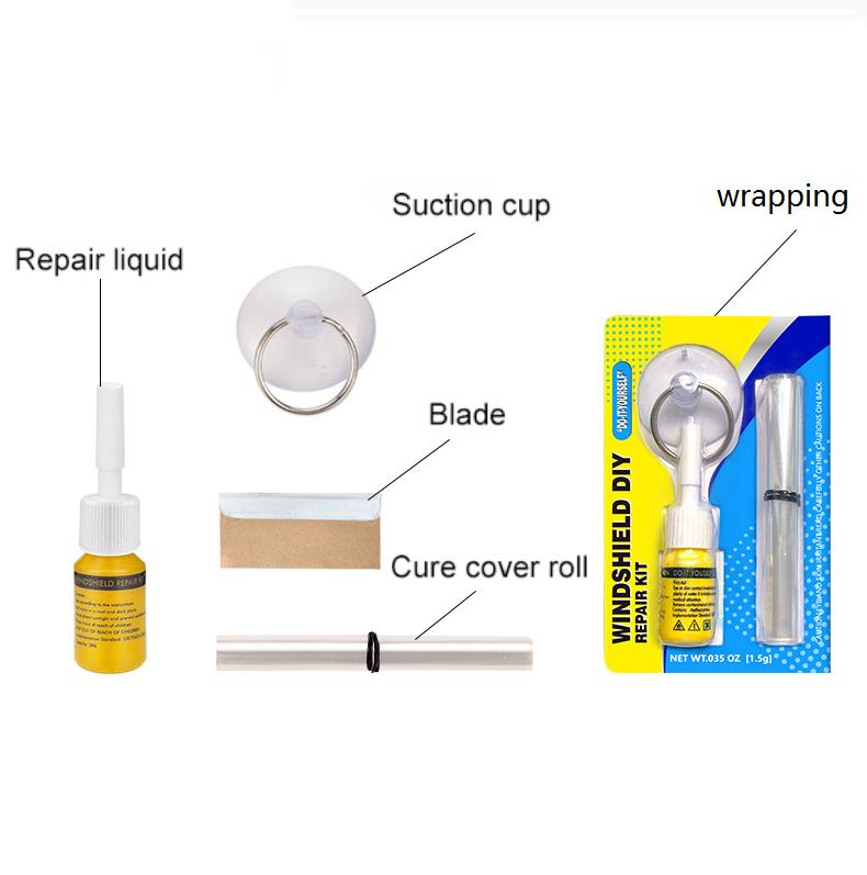 2025 New Exhaust Pump Type-Car Windshield Repair Tools Kit Auto Glass Windscreen Crack Repair Set for Window Car Accessories