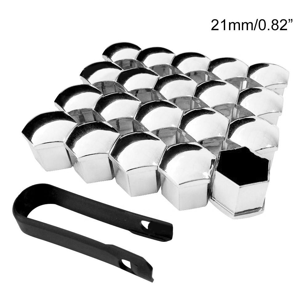 17/19/21mm Car Wheel Nut Caps Protection Covers Caps Anti-Rust Auto Hub Screw Cover Tyre Nut Bolt Exterior Decoration Accessory