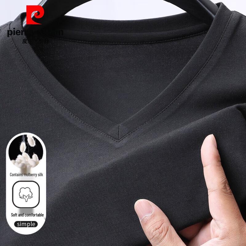 Pierre Cardin Men s V-Neck Long Sleeve T-Shirt 3XL