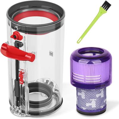 Staubbehälter Ersatz für Dyson V11 V15 SV14 SV15 SV22 Akku-Staubsauger, Großer Behälter| Staubtank| Staubbehälter Ersatzteile mit Hepa-Filter
