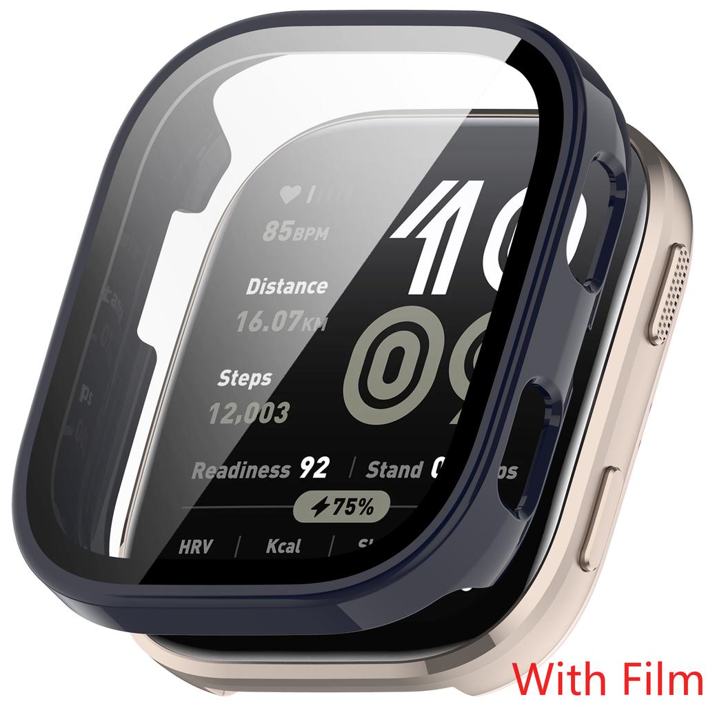 Pouzdro na PC + Sklo pro Amazfit Bip 6 Ochranná fólie proti poškrábání Nárazník Tvrzené sklo Kryt chrániče obrazovky pro Amazfit Bip6 Příslušenství