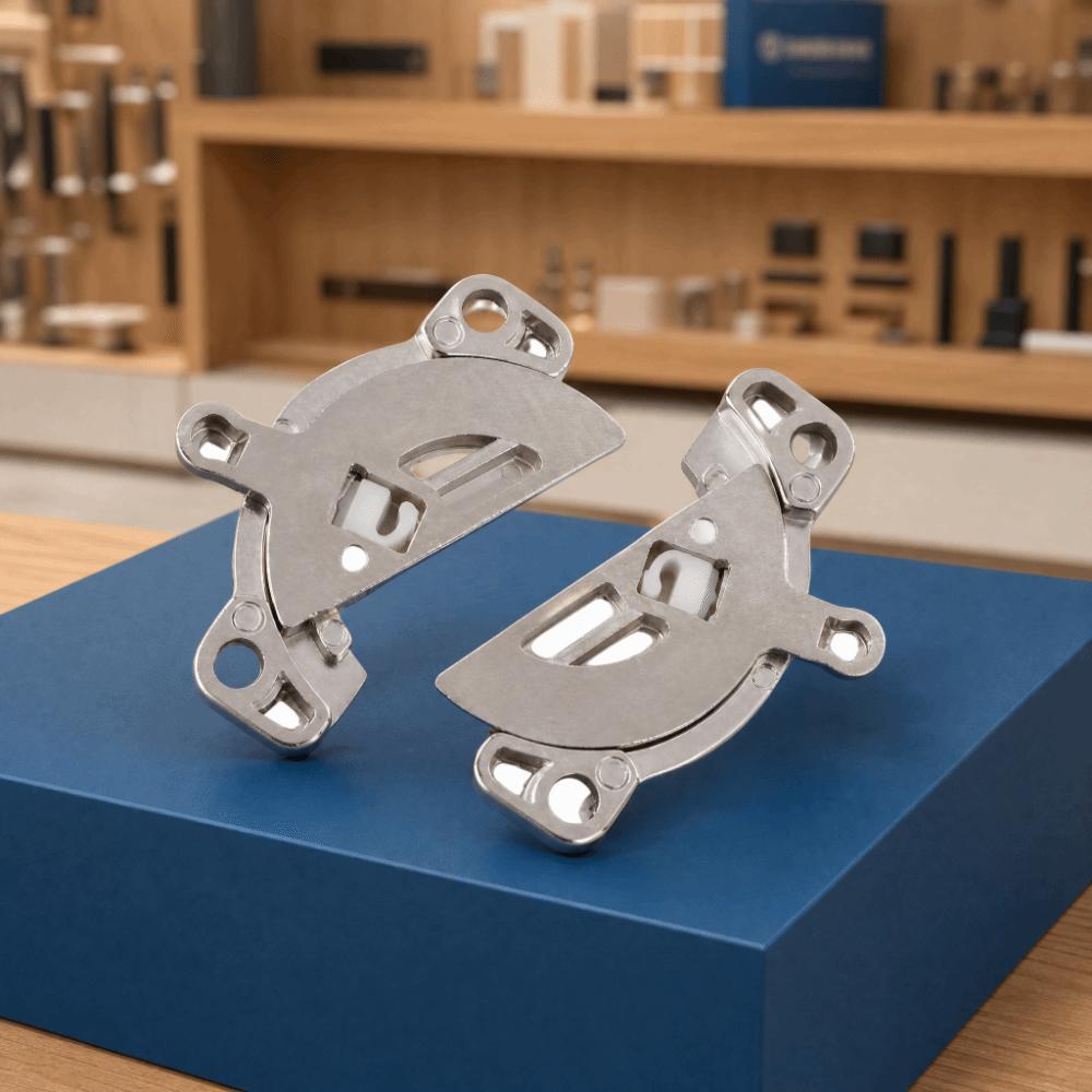 2pcs Zinc Alloy Table Leaf Lock Connector Secure Table Lock Connector Cabinet