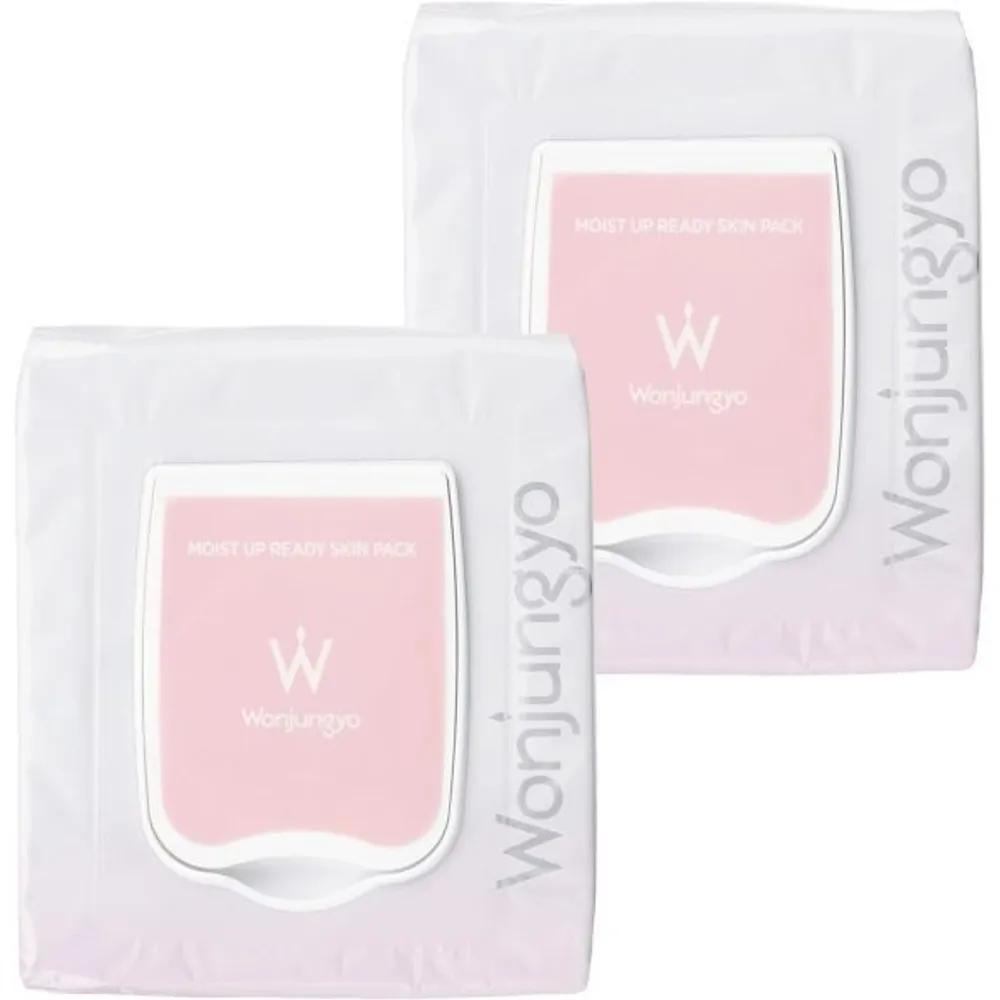 wonjungyo Ready Skin Pack Standard 50 Sheets 2-Pack Set Partial Face Sheet Pack