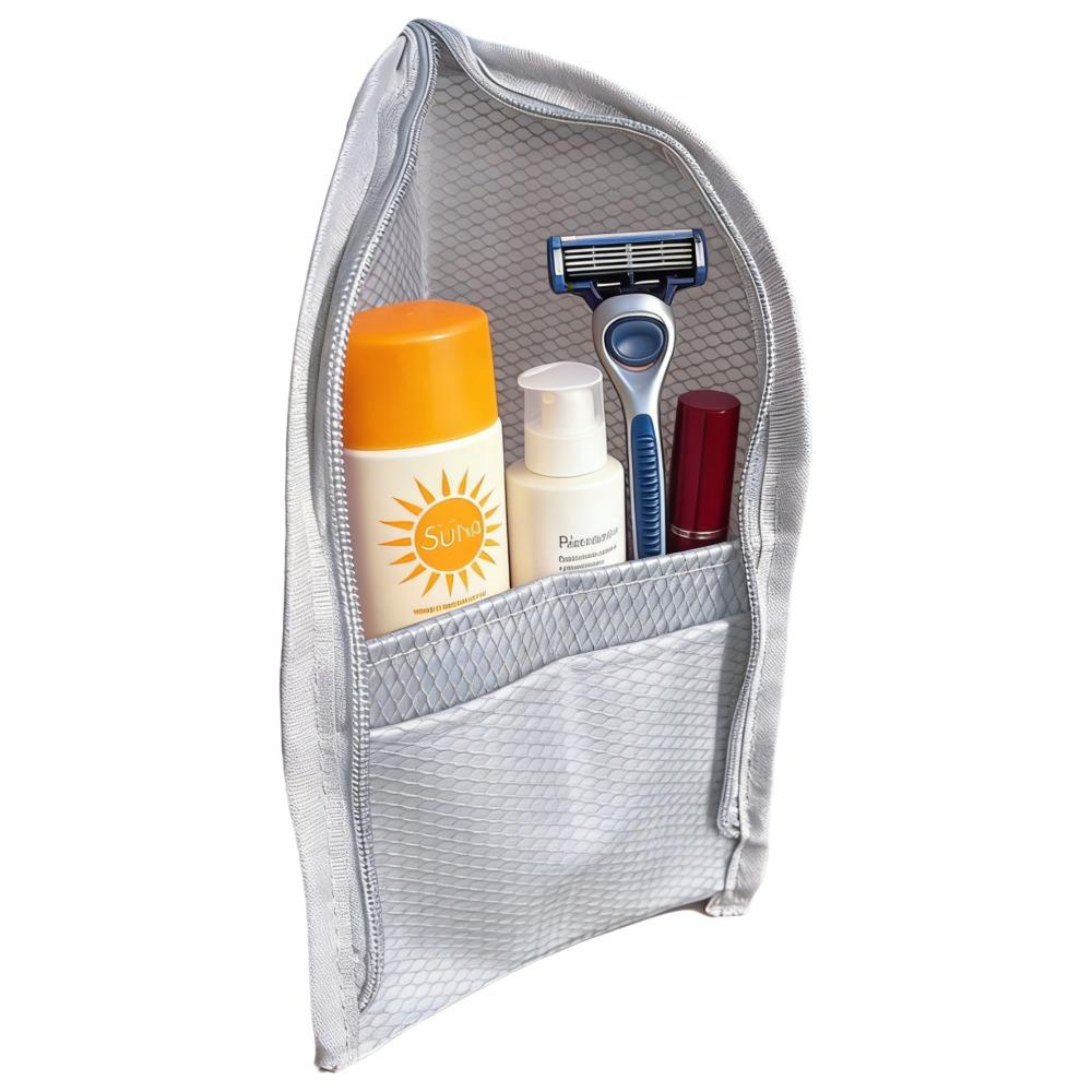 

Waterproof Toothbrush Toiletry Pouch Vertical Design Travel Makeup Organizer Toothbrush Storage