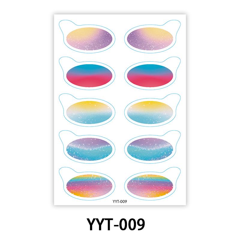 European & American Waterproof Eyeshadow Stickers Temporary Eye Makeup Tattoo