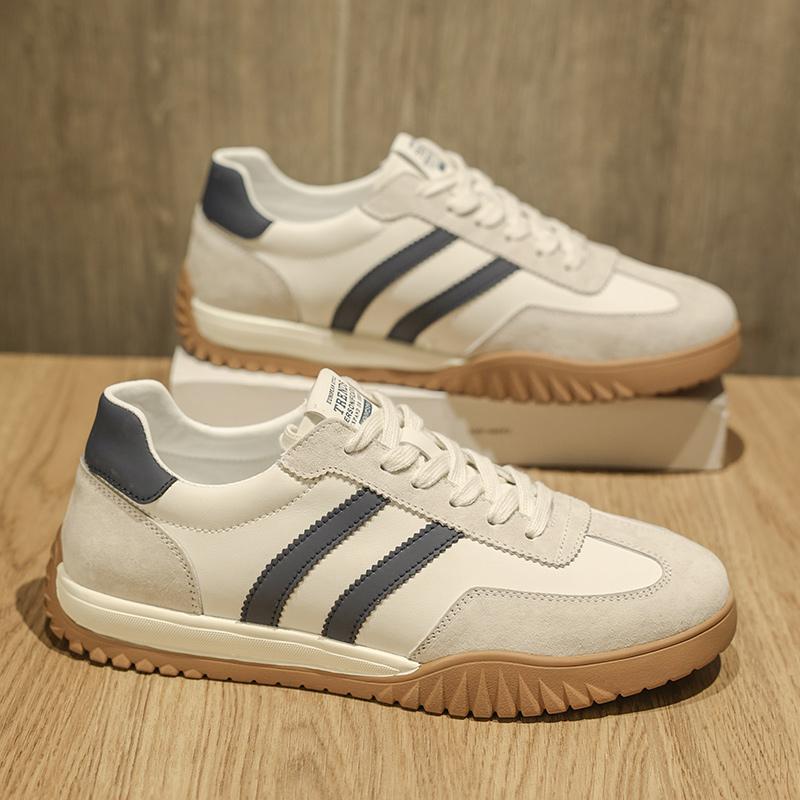 Fashion Lightweight Fashion Skate Shoes for Men  2025 New Men's Casual Lace-Up Sneakers Breathable Male Flats Comfortable Walking Shoes