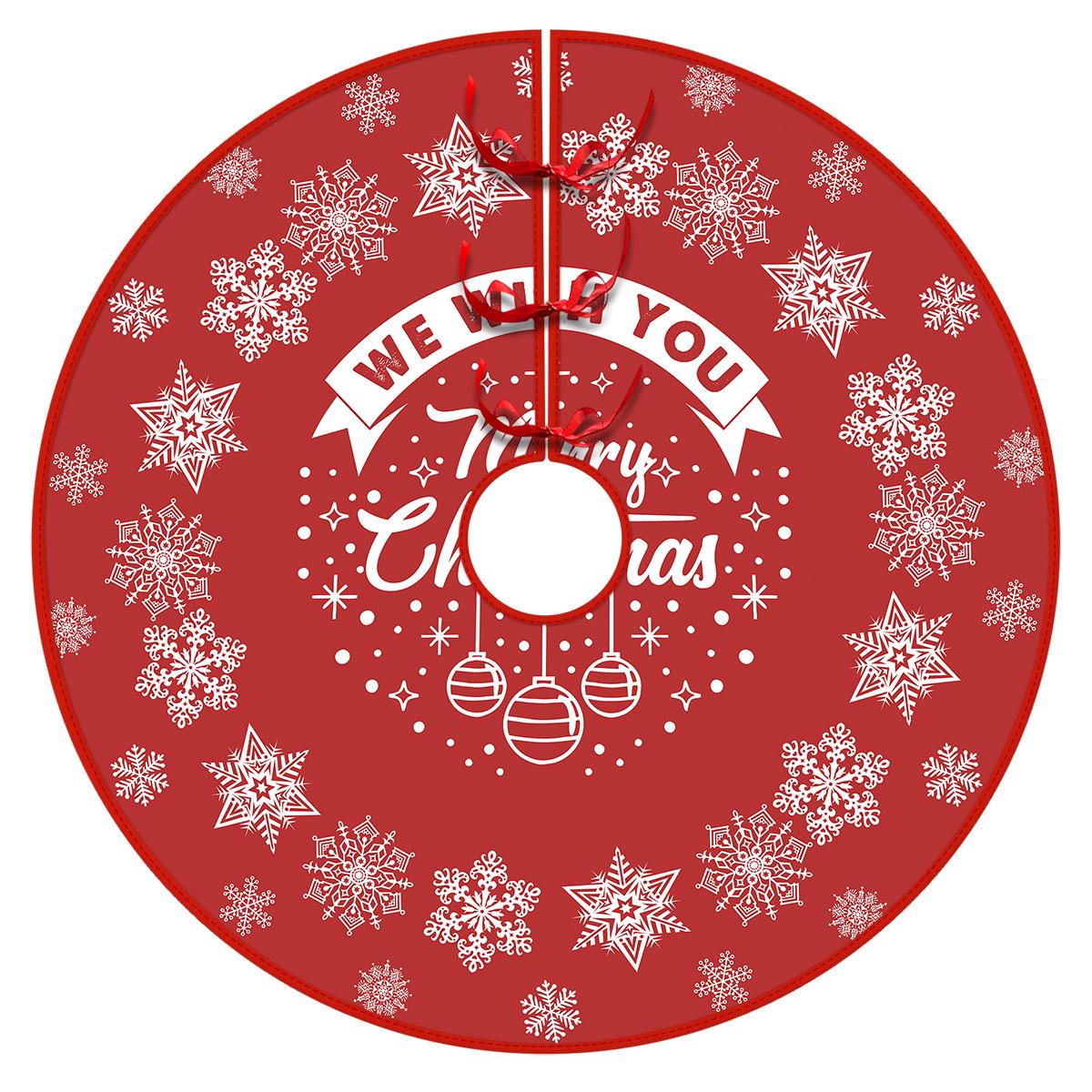 

Юбка для елки со снеговиком и лосем – украшение и орнамент для праздничной вечеринки 76cm with edging