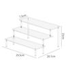 ABWR-1 PCS Acrylic Display Risers Perfume Stand Organizer Display Stand For Stands For Food, Tabletop Use