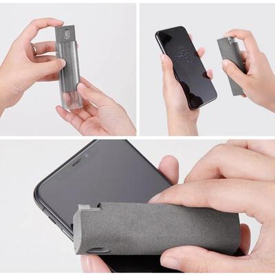2 In 1 Screen Cleaner Spray Computer Mobile Phone Screen Dust Remover Tool Microfiber Cloth For Iphone Ipad Cleaning Wipes