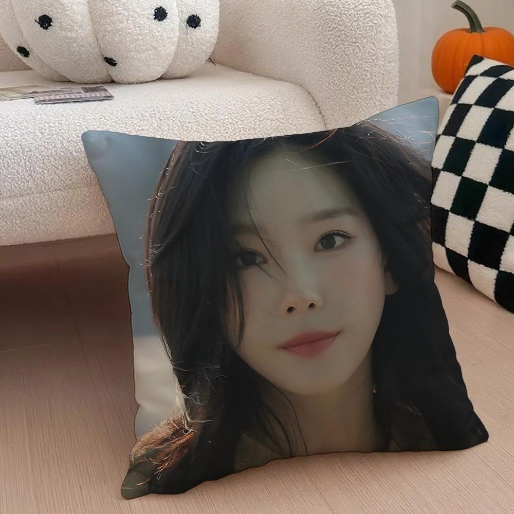 Singer Powerful TTaeyeon Cushion Cover Throw Pillow Cover Hidden Button Durable Polyester Chair Cushion