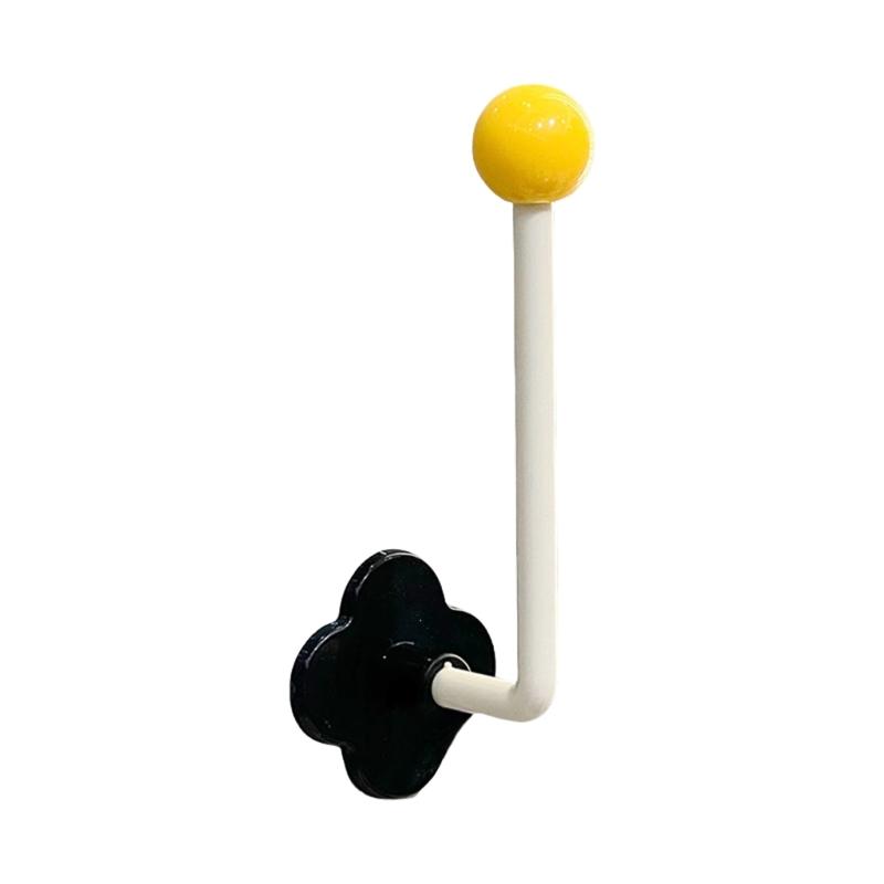 

Adorable Dopamine Inspire Hair Tie Holder Wall Mounted Storage Solution for Tidying or Bathroom Space Saving Designs жёлтый