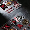 FOR HONDA CB1000 Hornet Waterproof Reflective Motorbike Stickers Easy Peel Removable Decals for Motorcycle Car