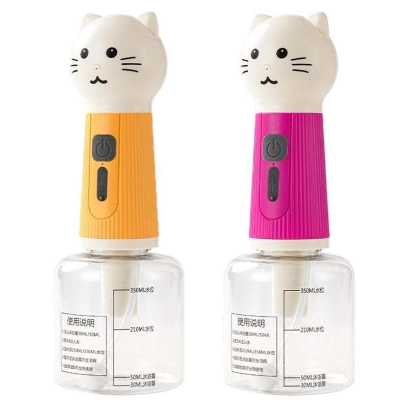 Pet Grooming Maker With USB Charging 1200mAh Battery Automatic Bubbler For Pets Quiet ABS