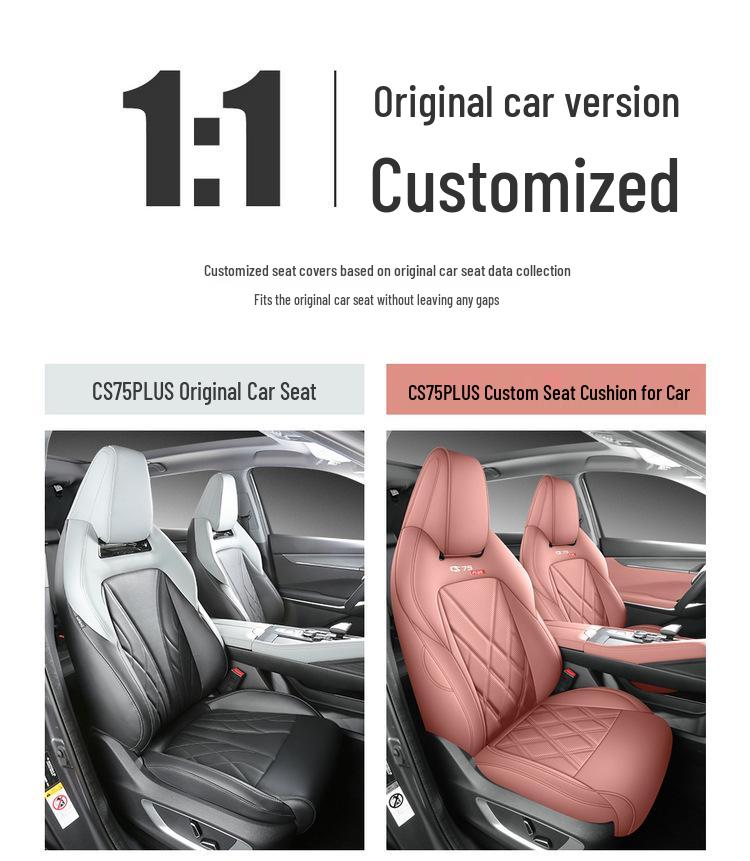 All-Season Car Seat Cushion for Changan CS75 PLUS (2nd & 3rd Gen) - Universal Full Coverage Mat