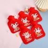 Leak-Proof Christmas Hot Water Bag Cartoon Hand Warmer Mini Hot Water Bottles  Keeping Warm