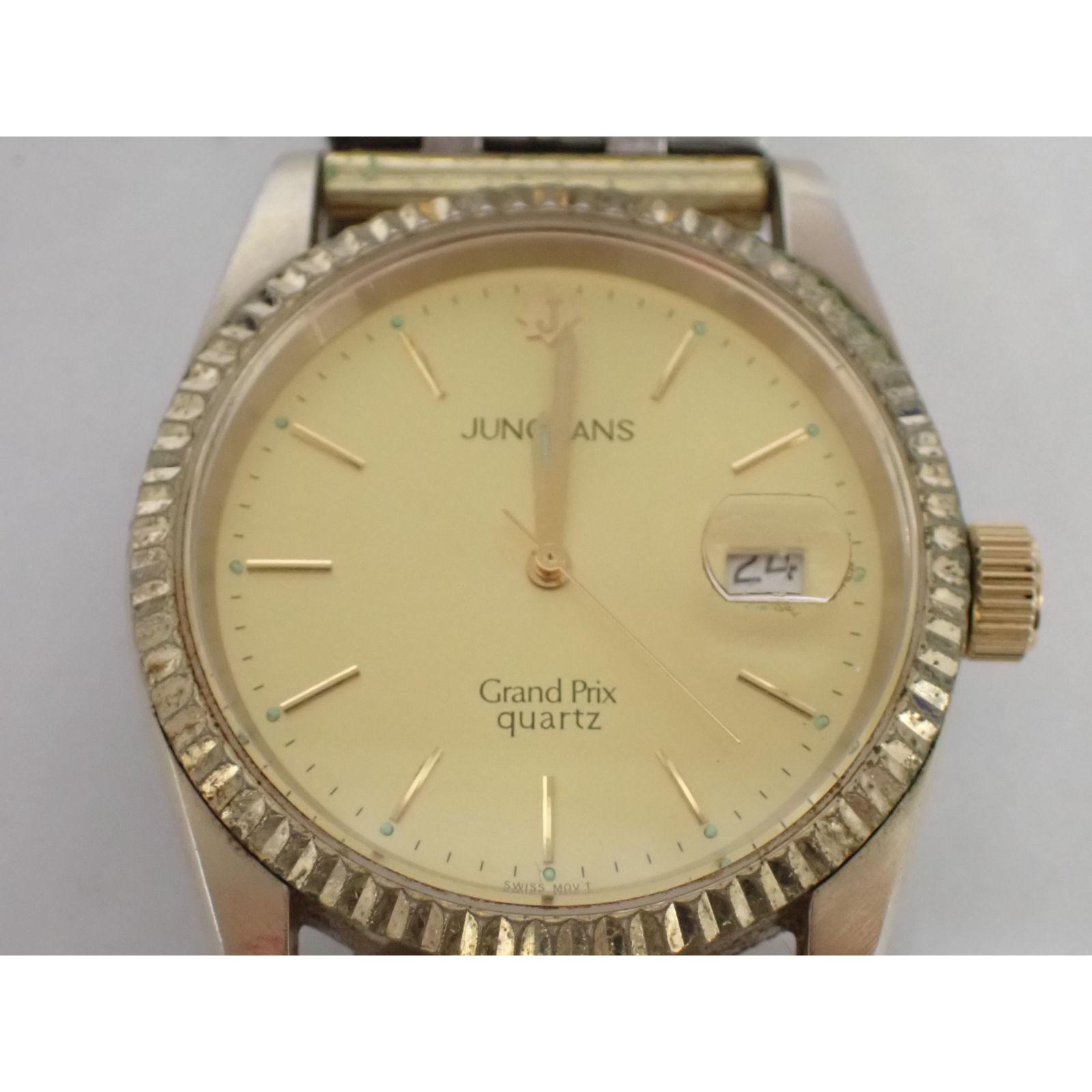 Used [Additional] Junghans Grand Prix watch quartz EWJG-11021M Arm circumference approx. 18.5cm Non-moving item Stored at home