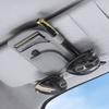 Magnetic Clip Magnetic Car Eyeglass Clips PU Leather Sunglasses Storage Case  Auto Accessories