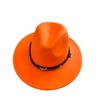 Cowboy Men and Women Wide-brimmed Shade Top Hat Outdoor Sunscreen Western Flat-brimmed Jazz Calf Head Standard Versatile Trend Hat