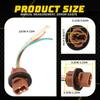Flosser Pigtail Wire 2644 Female Socket 7443 Two Harness Brake Turn Signal 2-10X