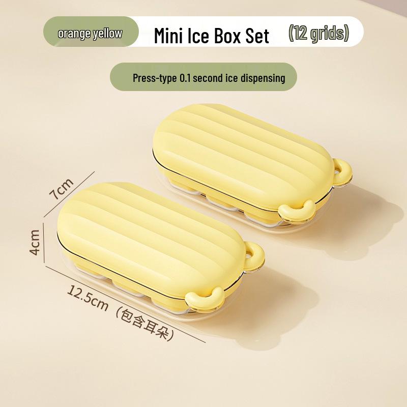 Cartoon Ice Cube Tray Mold for Baby Food with Lid - Food Grade Freezer Compartment for Homemade Frozen Treats
