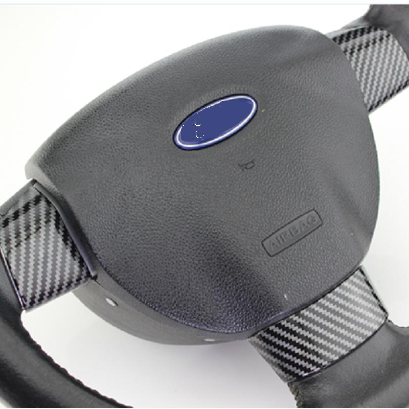3PSC/Lenkrad glänzende Abdeckung Dekorativer Lenkradpatch für Ford Focus2 3 MK3 2005-2014 2006 2009 2010