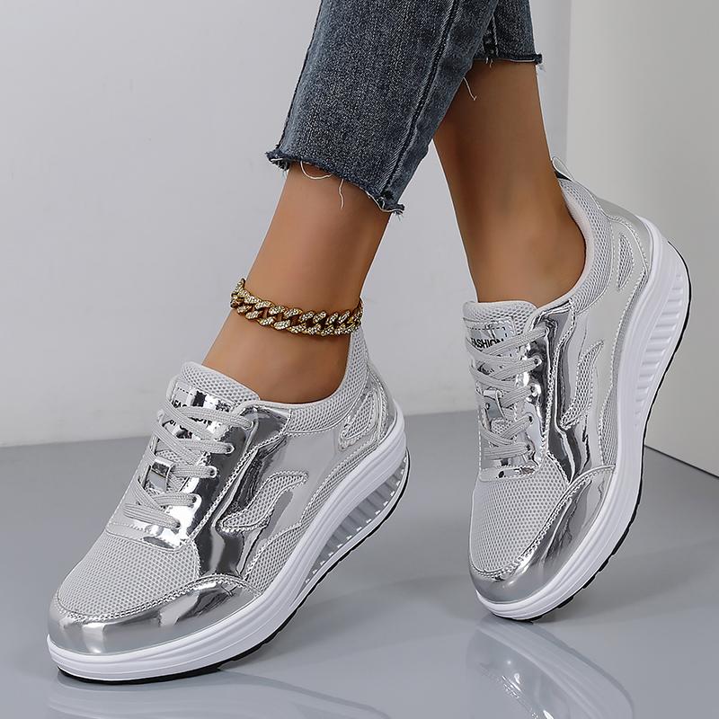 

Women Shoes Sneakers Women Casual Shoes Platform Slip On Loafers New Flats Female Walking Shoes Wedges Chunky Woman Ladies 35